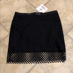 Fishnet Black Lf Skirt